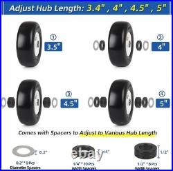 9-Inch Flat-Free Lawn Mower Tire for Zero Turn Mowers Puncture-Proof Design