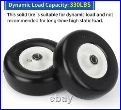 9-Inch Flat-Free Lawn Mower Tire for Zero Turn Mowers Puncture-Proof Design