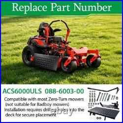 ACS6000ULS Chute Blocker 088-6003-00 For Toro Exmark Hustler Zero Turn Mower