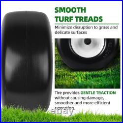 AR-PRO 2-Pack 13x6.50-6 Flat Free Lawn Mower Tires with Rim and Bushings AR-PRO 2-Pack 13x6.50-6 Flat Free Lawn Mower Tires with Rim and Bushings