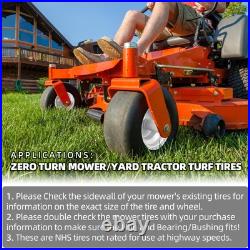 AR-PRO 2-Pack 13x6.50-6 Flat Free Lawn Mower Tires with Rim and Bushings AR-PRO 2-Pack 13x6.50-6 Flat Free Lawn Mower Tires with Rim and Bushings