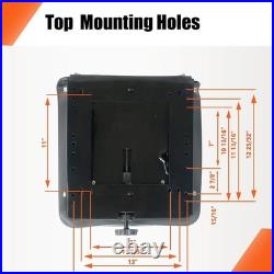 Adjustable Suspension Seat Kit for Zero Turn Mower Universal Fit, Easy Install