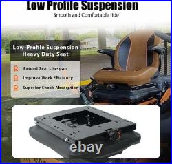 Adjustable Suspension Seat Kit for Zero Turn Mower Universal Fit, Easy Install