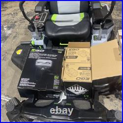 BRAND NEW EGO 42 Electric Zero Turn Riding Mower withBatteries & Charger #ZT4204L