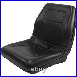 Black High Back Seat for Hustler ZTR Zero Turn Lawn Mower Garden Tractor