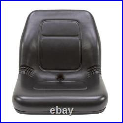Black High Back Seat for Hustler ZTR Zero Turn Lawn Mower Garden Tractor