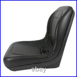 Black High Back Seat for Hustler ZTR Zero Turn Lawn Mower Garden Tractor