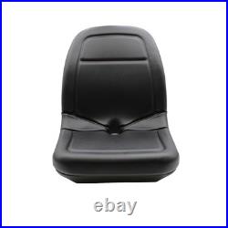 Black Vinyl Seat Fits Exmark Replaces 1-513147