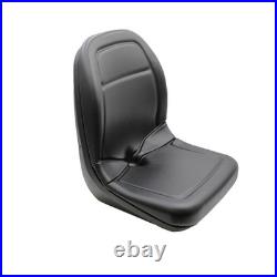 Black Vinyl Seat Fits Exmark Replaces 1-513147