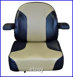 Brown Zero Turn Lawn Mower Seat Armrests Slides SCAG Ariens