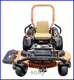 Brown Zero Turn Mower Suspension Seat with Slides and Armrests SCAG