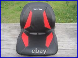 CRAFTSMAN ZERO TURN LAWN MOWER HIGH BACK SEAT 757-06089 BRAND NEW With DRAIN HOLE