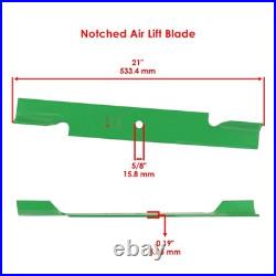 Caltric 539105711 539105714 High Lifter Blades for Husqvarna Zero-Turn Mower