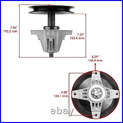 Caltric Spindle Assembly withPulley Blade For Troy-Bilt Z 46 46 Zero-Turn Mower