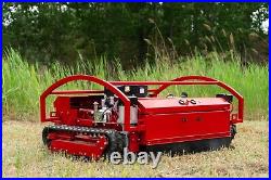 Commercial Remote Controlled Track Mower 51 Cutting Deck For Steep Hill / Slope