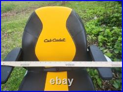 Cub Cadet Seat Zero Turn Mower Ultima ZT 1 ZT2 Armrest Slides Yellow Black USA Cub Cadet Seat Zero Turn Mower Ultima ZT 1 ZT2 Armrest Slides Yellow Black USA