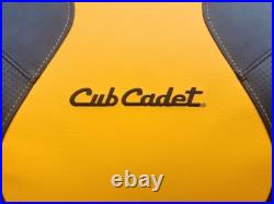 Cub Cadet Seat Zero Turn Mower Ultima ZT 1 ZT2 Armrest Slides Yellow Black USA Cub Cadet Seat Zero Turn Mower Ultima ZT 1 ZT2 Armrest Slides Yellow Black USA
