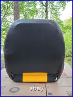 Cub Cadet Seat Zero Turn Mower Yellow Black 4 bolt Ultima 2 Piece Wood WithBlemish