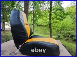 Cub Cadet Seat Zero Turn Mower Yellow Black 4 bolt Ultima 2 Piece Wood WithBlemish