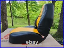 Cub Cadet Seat Zero Turn Mower Yellow Black 4 bolt Ultima 2 Piece Wood WithBlemish