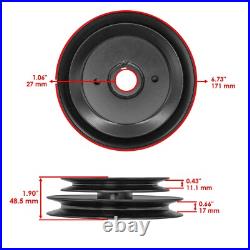 Deck Spindle Blade Pulley Kit For Gravely Pro Turn 160 991081 991097 991126 60