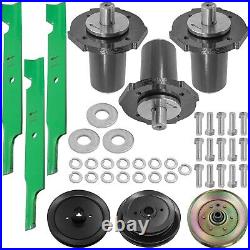 Deck Spindle Blade Pulley Kit For Gravely Pro Turn 160 991081 991097 991126 60
