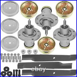 Deck Spindle Pulley & Blade For Dixon Ram Ultra 61 RZT 61x Zero-Turn Mower 61