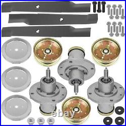 Deck Spindle Pulley & Blade For Dixon Ram Ultra 61 RZT 61x Zero-Turn Mower 61