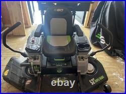 EGO POWER+ 52 Inch Z6 Zero Turn Riding Lawn Mower Kit with 6 Batteries+Charger