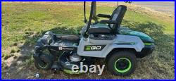 EGO Z6 Electric Riding Mower, Zero Turn, With4 Batteries & Charger