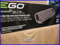 EGO Z6 Zero Turn Riding Mower Onboard Storage Bin, Black. Model AMG1000