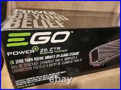EGO Z6 Zero Turn Riding Mower Onboard Storage Bin, Black. Model AMG1000