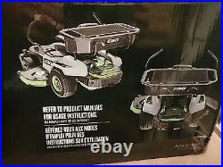 EGO Z6 Zero Turn Riding Mower Onboard Storage Bin, Black. Model AMG1000