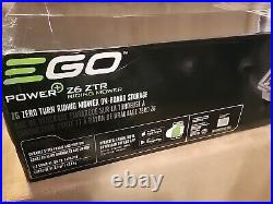 EGO Z6 Zero Turn Riding Mower Onboard Storage Bin, Black. Model AMG1000