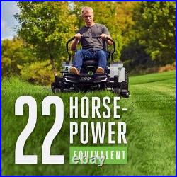 EGO ZT4204L 42 Electric Zero Turn Riding Mower with (4) 10Ah Batteries & Charger