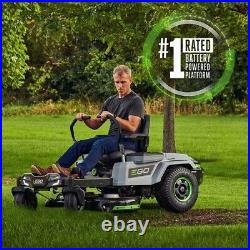 EGO ZT4204L 42 Electric Zero Turn Riding Mower with (4) 10Ah Batteries & Charger