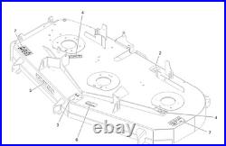 EXMARK USA OEM 126-3682 60RD UltraCut DECK SHELL RADIUS S-SERIES ZERO TURN MOWER