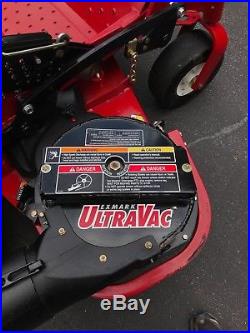 EXmark Lazer Z S-series 52 Mower with Ultravac