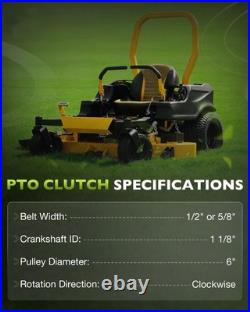 Electric Pulley PTO Clutch Fit SCAG Tiger Cat Tiger Cub Turf Tiger Mower 461660