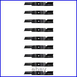 Fits Toro 105-7781-03 High Flow Zero Turn Mower Blade Set of 9 Fits Toro 105-7781-03 High Flow Zero Turn Mower Blade Set of 9