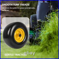 Flat Free Tire & Wheel 13x6.50-6 for Zero Turn Mowers 2 Pack Set Flat Free Tire & Wheel 13x6.50-6 for Zero Turn Mowers 2 Pack Set