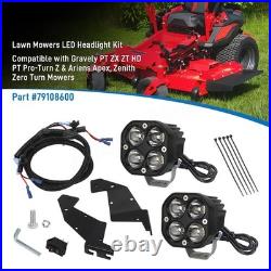 For Ariens 79108600 LED Headlight Kit Zero Turn Mowers Gravely PT ZX ZT HD PT Z For Ariens 79108600 LED Headlight Kit Zero Turn Mowers Gravely PT ZX ZT HD PT Z