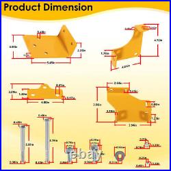 For Hustler Raptor Zero Turn Mower SDX 125255 Hydro Transmission Bracket Kit Fit