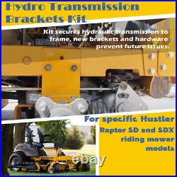 For Hustler Transmission Hydro Brackets Kit Raptor SD SDX Zero Turn Mower 125255