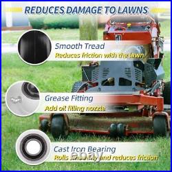 GICOOL 13x6.50-6 Flat Free Lawn Mower Tire and Wheel, Solid Smooth Zero Turn