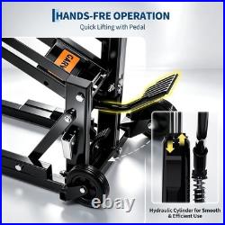 Garage Heavy Zero Turn Mower Lift 550lb Manual Drill Adjustable 24in Collapsible Garage Heavy Zero Turn Mower Lift 550lb Manual Drill Adjustable 24in Collapsible