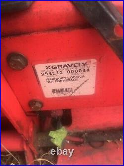 Gravely Pro-Stance 52 60 48 Parts Machine Commercial Stand On Zero Turn Mower