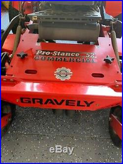 Gravely Pro-Stance 52 Commercial Stand On Zero Turn Mower