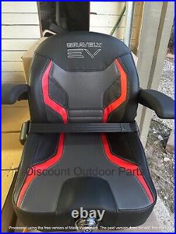 Gravely Weight Adjustable Suspension Seat Lawn Mower Tractor Zero Turn Seat