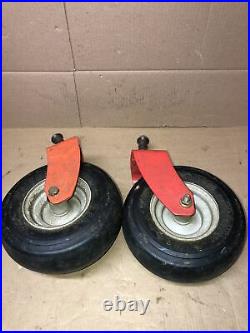 Gravely ZT48 Zero Turn Lawn Mower 11X4.00-5 Front Caster Wheels & Tires WithMounts